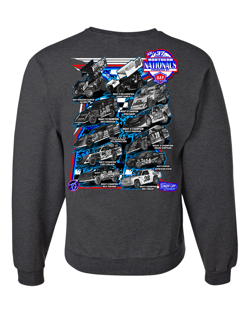 37th Annual Northern Nationals Crewneck Sweatshirts