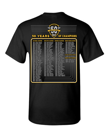 50th Red Clay Classic Past Champion List Shirts