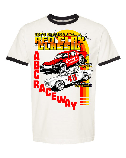 50th Red Clay Classic 1976 vintage white n black