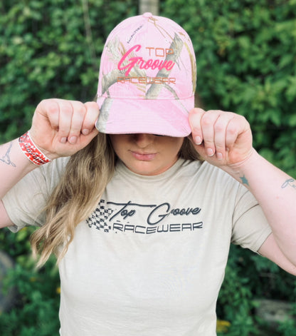 Pink Realtree Camo Flexstrap Hat