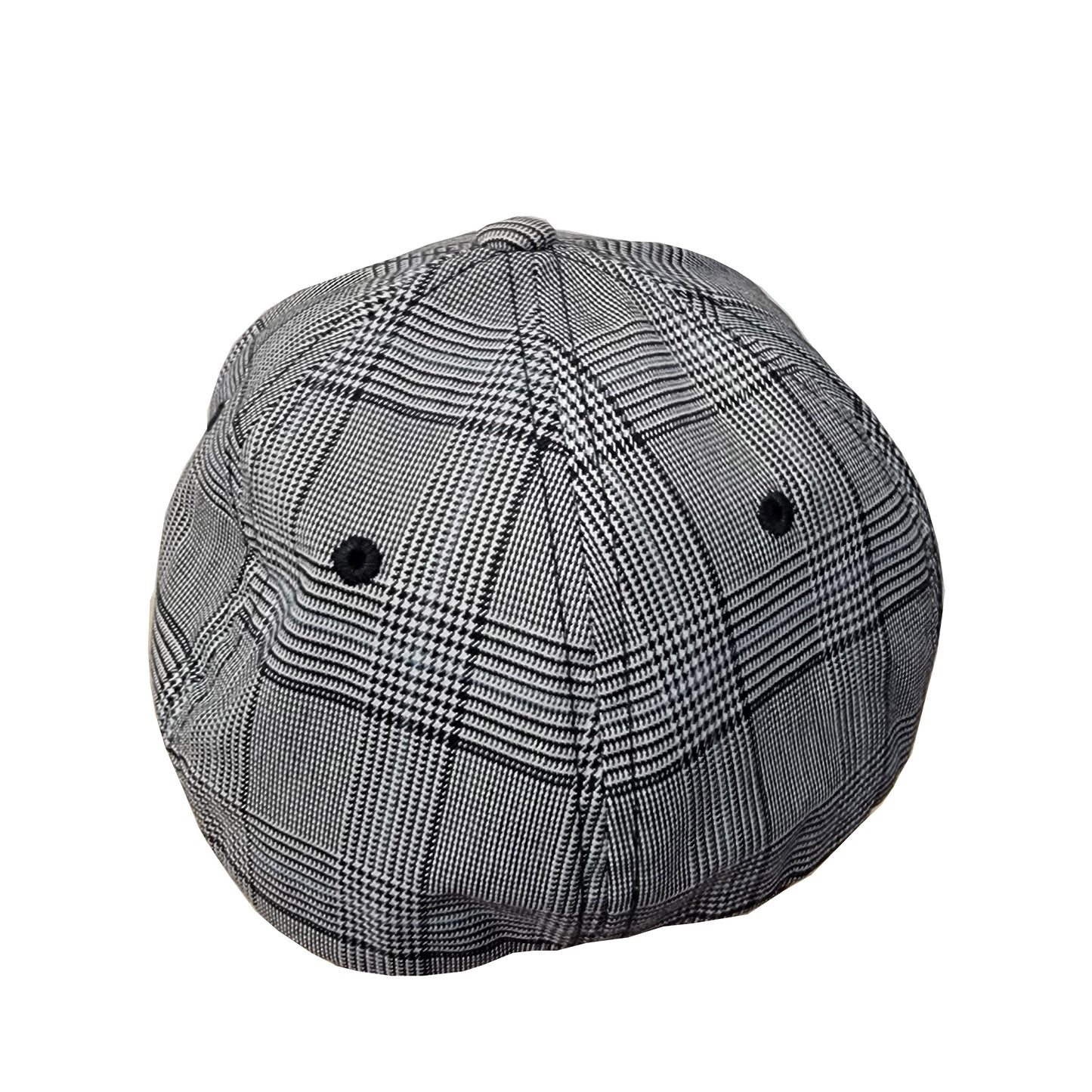 Top Groove Racewear Gray Plaid flex fit