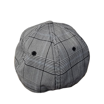 Top Groove Racewear Gray Plaid flex fit