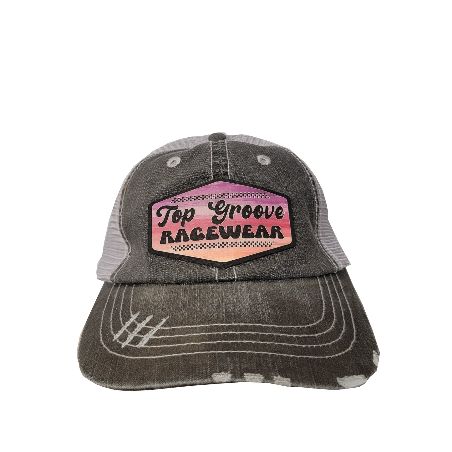 Top Groove Racewear Distressed Hat