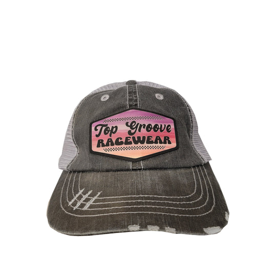 Top Groove Racewear Distressed Hat