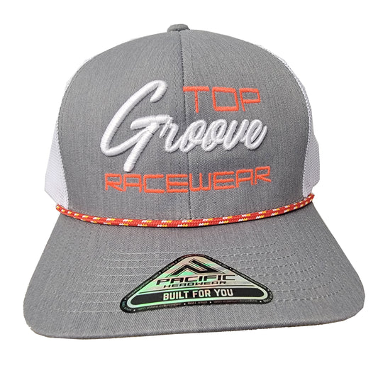 Top Groove Neon Red Embroidered Rope Hat